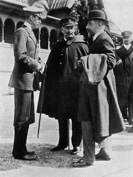 Kaiser Wilhelm II with King Haakon of Norway