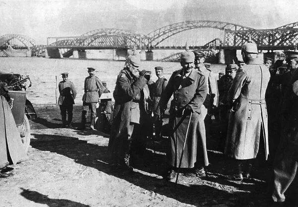 Kaiser Wilhelm II and Prince Leopold of Bavaria, Riga, WW1