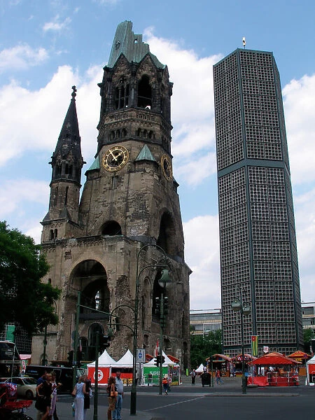 Kaiser Wilhelm Memorial Church, Berlin, Germany For sale as Framed Prints,  Photos, Wall Art and Photo Gifts