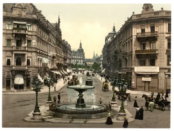 Framed Print : Kaiserstrasse, Frankfort on Main (i. e. Frankfurt am Main), G Framed Print : Kaiserstrasse, Frankfort on Main (i. e. Frankfurt am Main), G