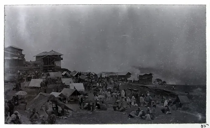 Framed Print : Kalimpong bazaar, West Bengal, India, from a fascinating album which reveals new details on a little-known campaign in which a British military force brushed aside Tibetan defences to capture Lhasa, in 1904 Framed Print : Kalimpong bazaar, West Bengal, India, from a fascinating album which reveals new details on a little-known campaign in which a British military force brushed aside Tibetan defences to capture Lhasa, in 1904