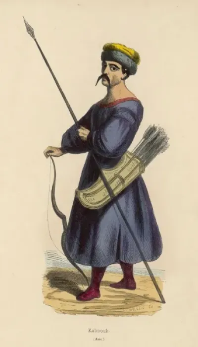 Framed Print : Kalmuck Warrior Framed Print : Kalmuck Warrior