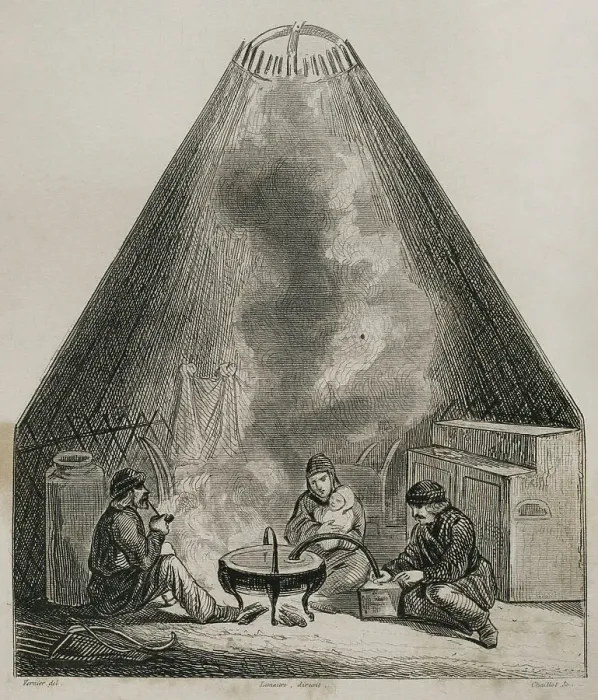 Framed Print : The Kalmyks. Mongol subgroup in Russia. Inside yurt Framed Print : The Kalmyks. Mongol subgroup in Russia. Inside yurt