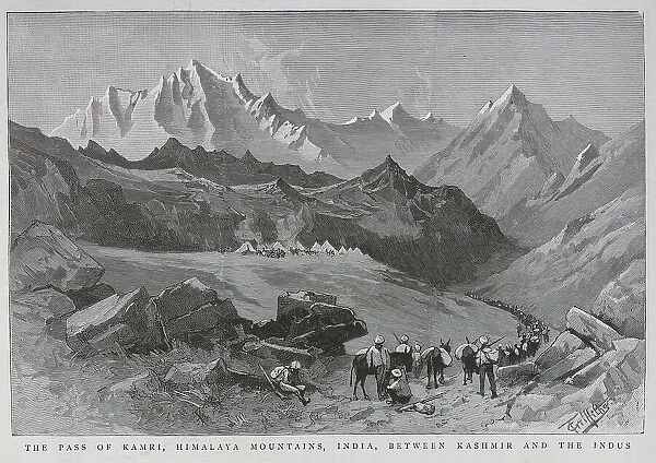 The Kamri Pass, India, Himalaya Mountains