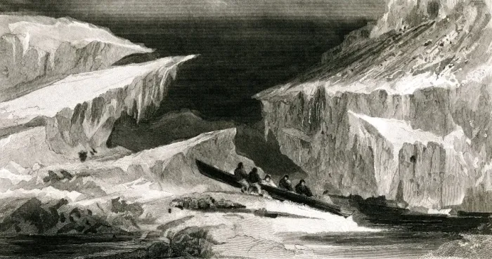 Framed Print : Kane / Arctic Expedition Framed Print : Kane / Arctic Expedition