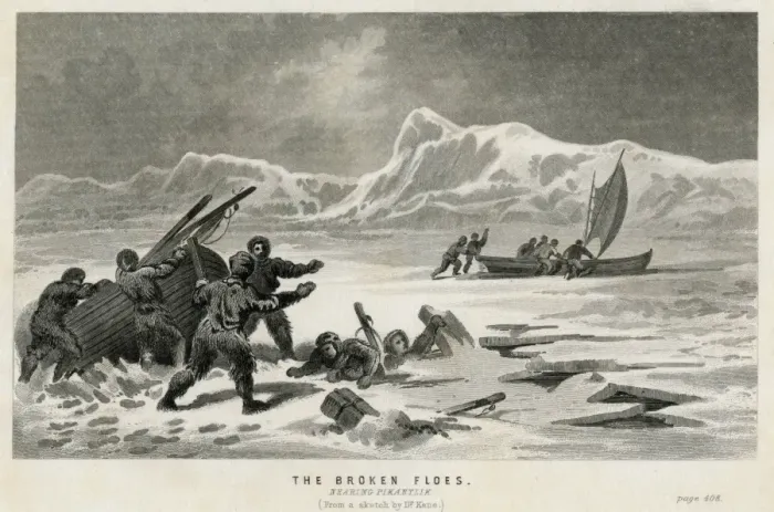 Framed Print : Kane / Arctic Expedition Framed Print : Kane / Arctic Expedition