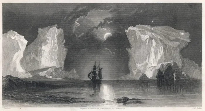 Framed Print : Kane / Arctic Expedition Framed Print : Kane / Arctic Expedition