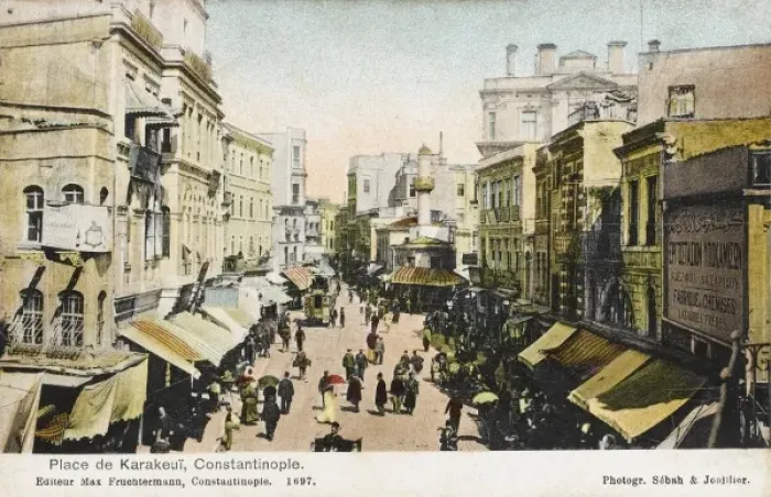 Framed Print : Karakoy Place - Constantinople Framed Print : Karakoy Place - Constantinople