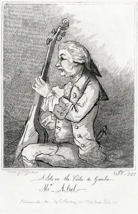 Framed Print : Karl Friedrich Abel Framed Print : Karl Friedrich Abel