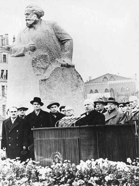 Karl Marx monument, Moscow, Russia
