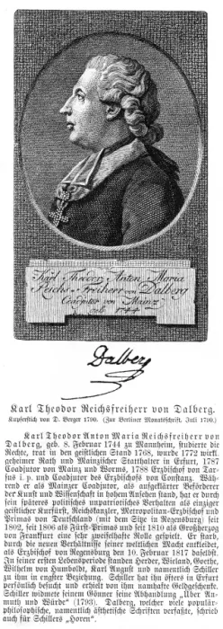 Framed Print : Karl Von Dalberg - 2 Framed Print : Karl Von Dalberg - 2