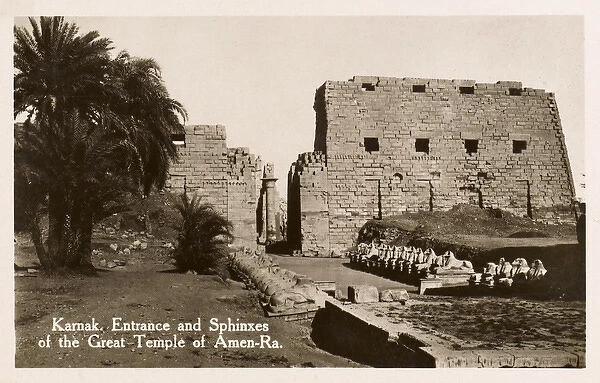 Karnak Temple Complex, Egypt - Entrance and Sphinxes