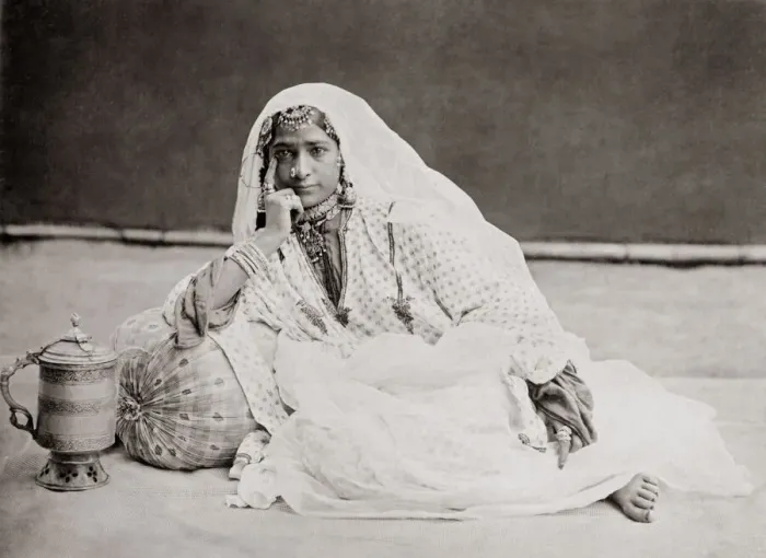 Framed Print : Kashmir, Kashmiri woman, India, c. 1870 s Framed Print : Kashmir, Kashmiri woman, India, c. 1870 s