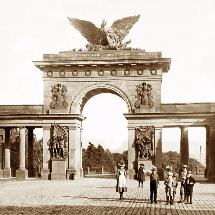 Framed Print : Kassel War Memorial Germany Victorian period Framed Print : Kassel War Memorial Germany Victorian period