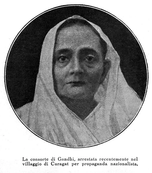 Kastur Ba Gandhi. KASTUR BA GANDHI, his long- suffering wife
