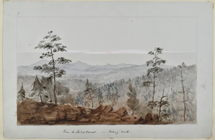 Framed Print : From the Katchnakar and looking north Framed Print : From the Katchnakar and looking north