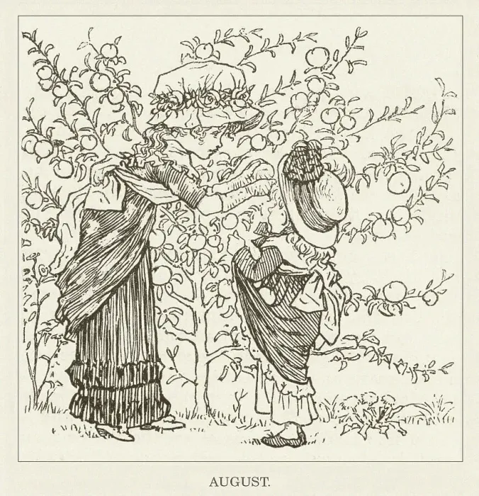 Framed Print : Kate Greenaway Framed Print : Kate Greenaway
