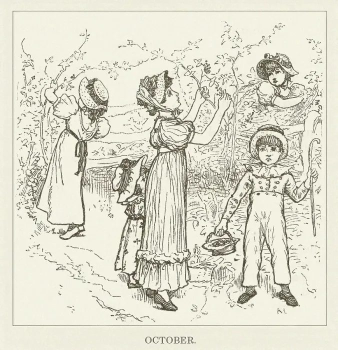 Framed Print : Kate Greenaway Framed Print : Kate Greenaway