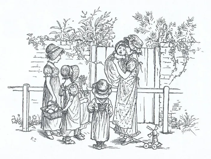 Framed Print : Kate Greenaway Framed Print : Kate Greenaway