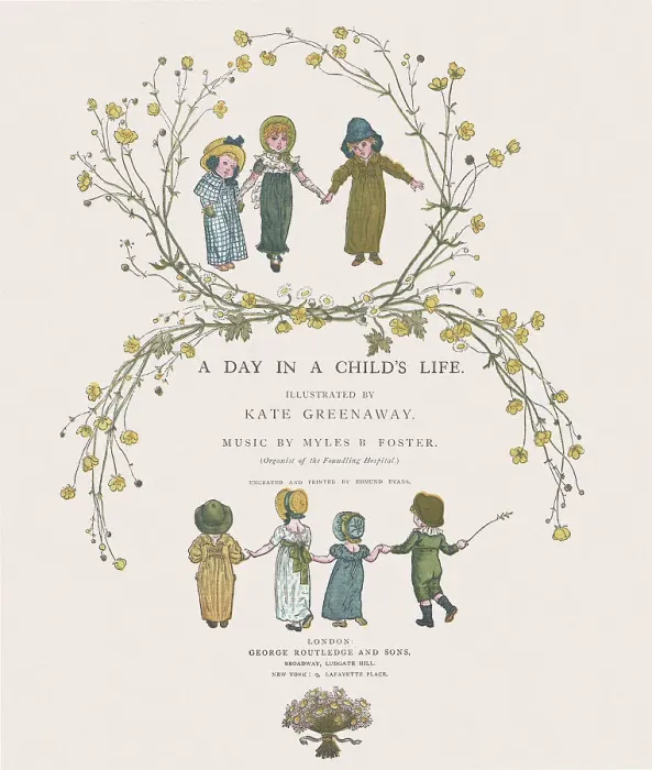 Framed Print : Kate Greenaway Framed Print : Kate Greenaway