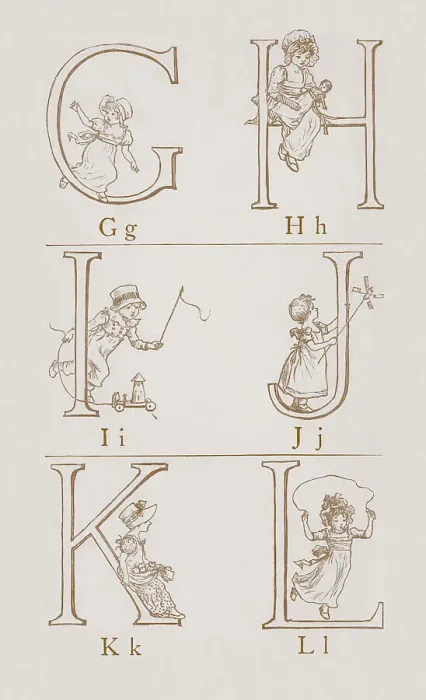 Framed Print : Kate Greenaway Framed Print : Kate Greenaway