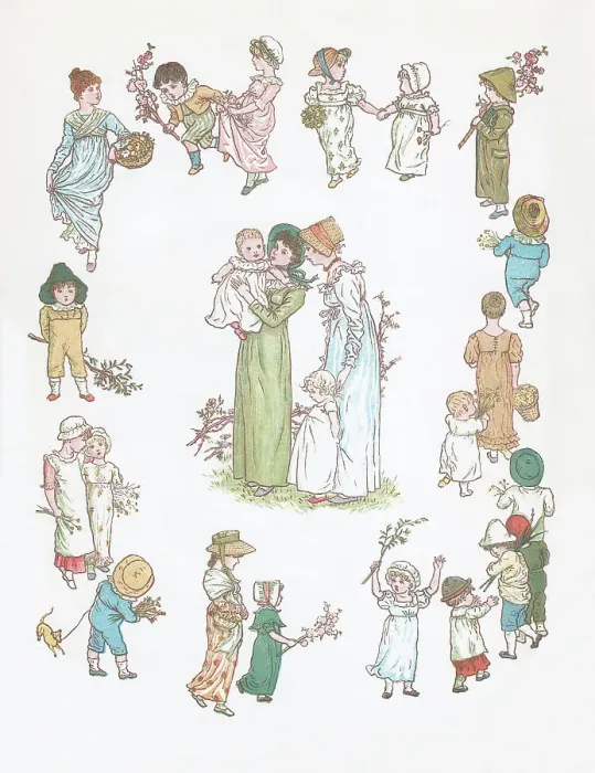 Framed Print : Kate Greenaway Framed Print : Kate Greenaway