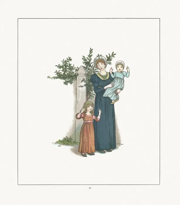 Framed Print : Kate Greenaway Framed Print : Kate Greenaway