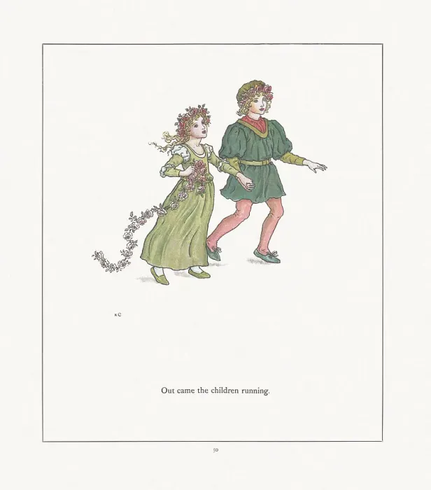 Framed Print : Kate Greenaway Framed Print : Kate Greenaway