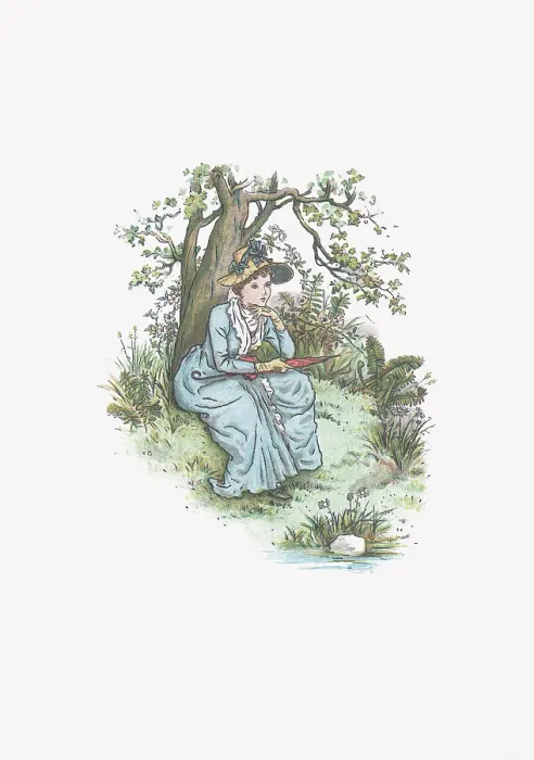 Framed Print : Kate Greenaway Framed Print : Kate Greenaway