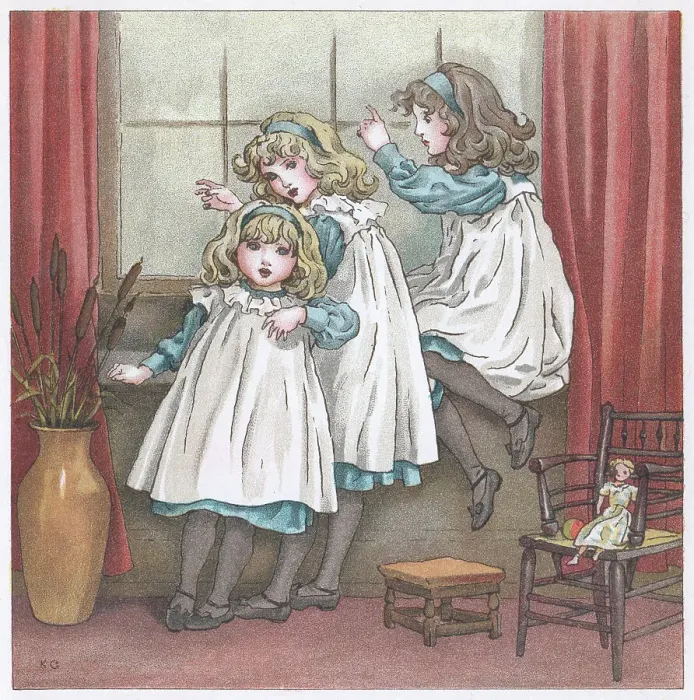 Framed Print : Kate Greenaway Framed Print : Kate Greenaway