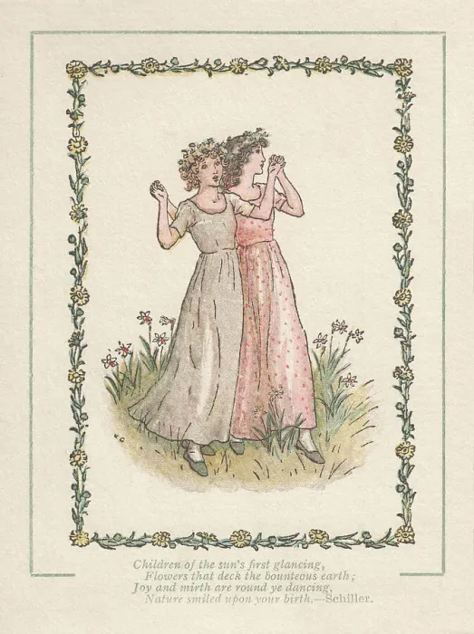 Framed Print : Kate Greenaway Framed Print : Kate Greenaway