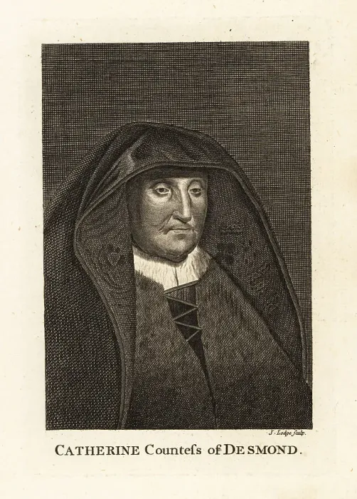 Framed Print : Katherine FitzGerald, wife of Thomas FitzGerald, 11th Earl of De Framed Print : Katherine FitzGerald, wife of Thomas FitzGerald, 11th Earl of De