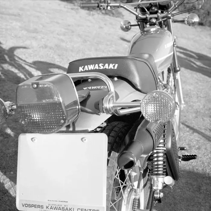 Framed Print : Kawasaki KL 250 motorbike Framed Print : Kawasaki KL 250 motorbike