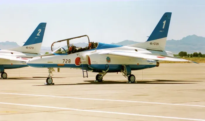Framed Print : Kawasaki T-4 46-5728 - number 1 Framed Print : Kawasaki T-4 46-5728 - number 1