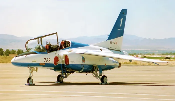 Framed Print : Kawasaki T-4 46-5728 - number 1 Framed Print : Kawasaki T-4 46-5728 - number 1