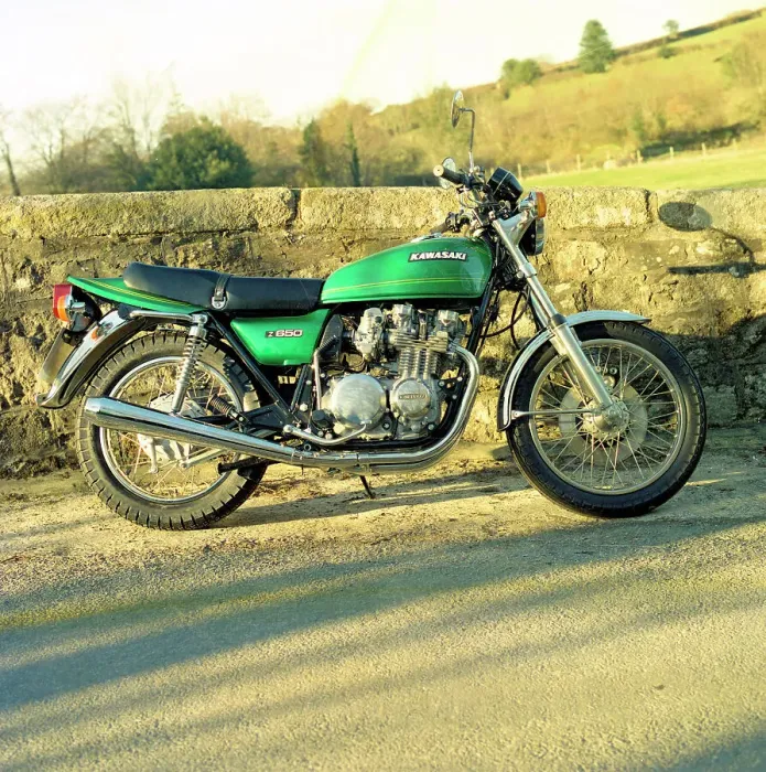 Framed Print : Kawasaki Z 650 motorbike