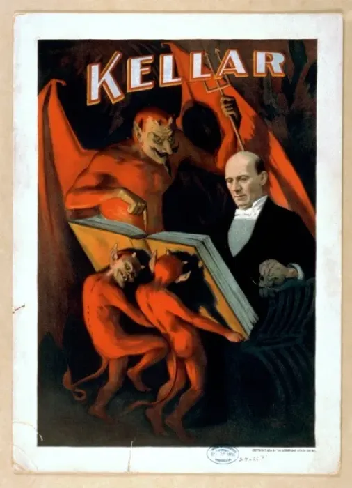 Framed Print : Kellar. Date c1894 Framed Print : Kellar. Date c1894
