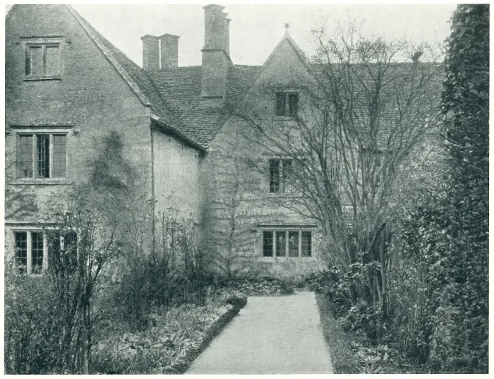 Framed Print : Kelmscott Manor Garden Front