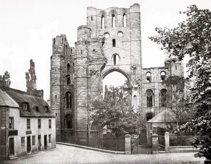 Framed Print : Kelso Abbey, Scotland, c. 1870 s Framed Print : Kelso Abbey, Scotland, c. 1870 s