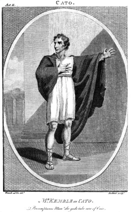 Framed Print : Kemble as Cato Framed Print : Kemble as Cato