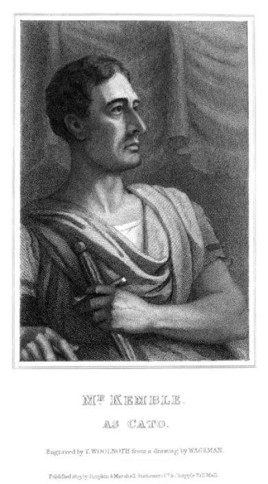 Framed Print : Kemble as Cato - 2 Framed Print : Kemble as Cato - 2