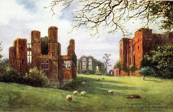 Kenilworth Castle, Ruins from the Ramparts