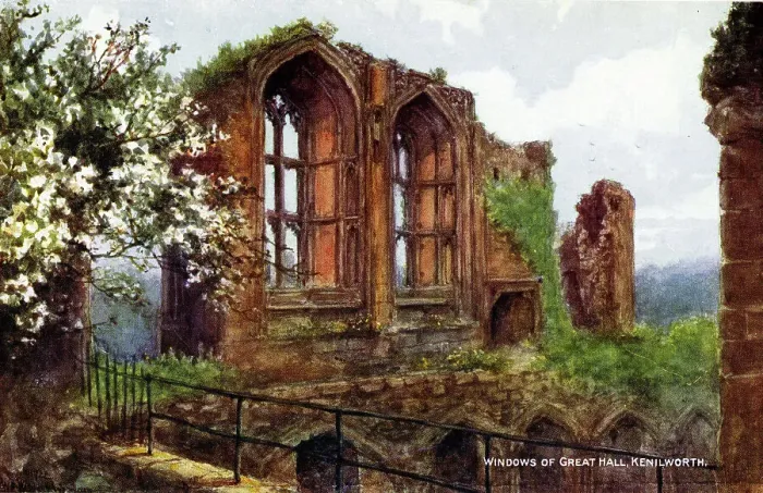 Framed Print : Kenilworth Castle, Windows of the Great Hall Framed Print : Kenilworth Castle, Windows of the Great Hall