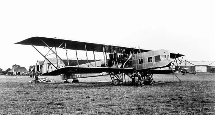 Framed Print : Kennedy Biplane in 1917 Framed Print : Kennedy Biplane in 1917