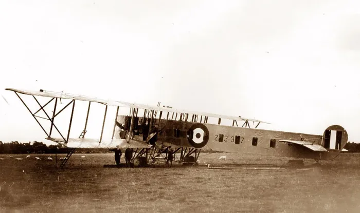 Framed Print : Kennedy Biplane in 1917 Framed Print : Kennedy Biplane in 1917