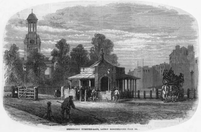 Framed Print : Kennington Turnpike Framed Print : Kennington Turnpike