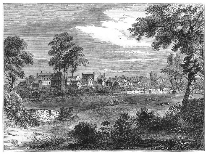 Framed Print : Kensington in 1750 Framed Print : Kensington in 1750