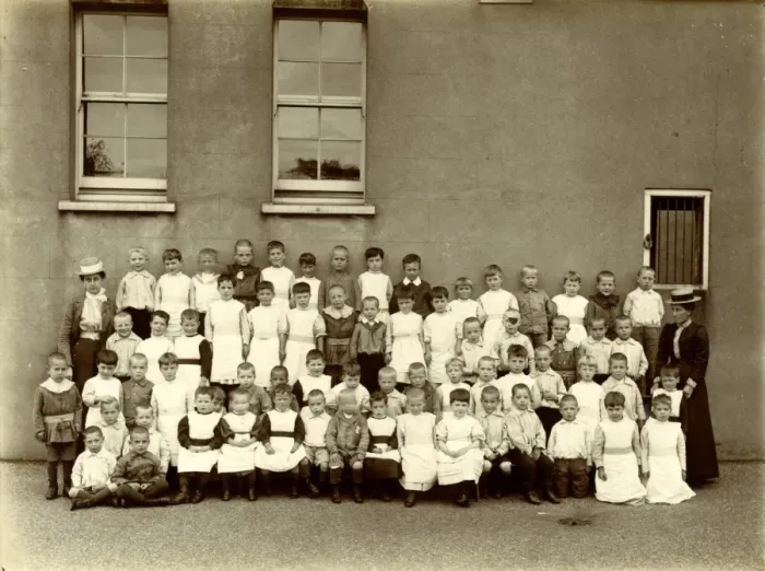 Framed Print : Kensington & Chelsea District School, boys group photo Framed Print : Kensington & Chelsea District School, boys group photo