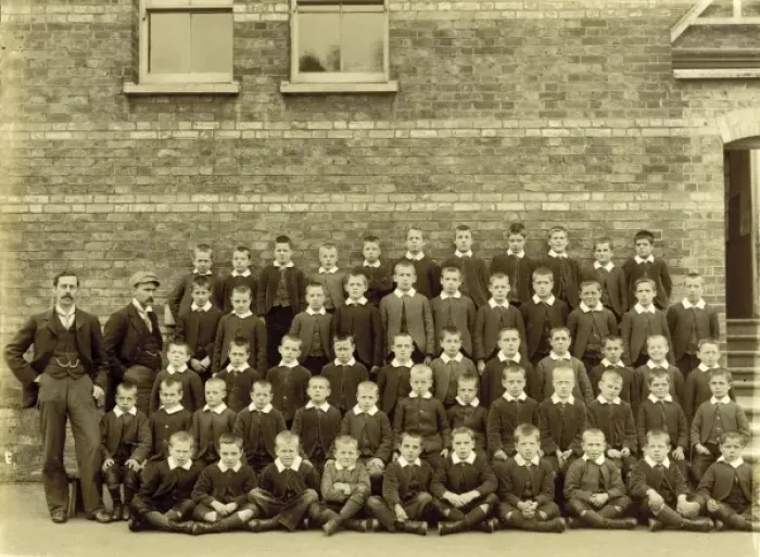 Framed Print : Kensington & Chelsea District School, boys group photo Framed Print : Kensington & Chelsea District School, boys group photo