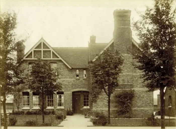 Framed Print : Kensington & Chelsea District School, girls cottages Framed Print : Kensington & Chelsea District School, girls cottages